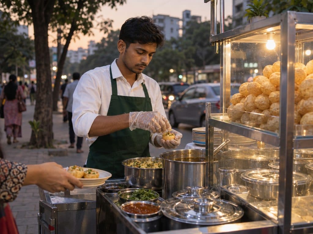 Fuchka, momo & chai cart: the pilot